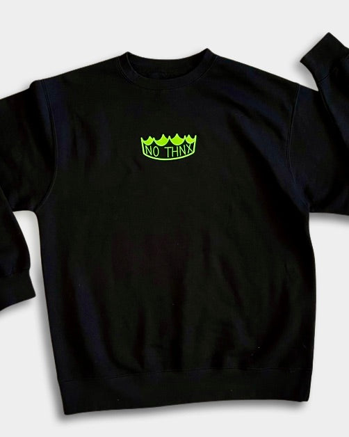 Premium Crew Sweatshirt Lime Green